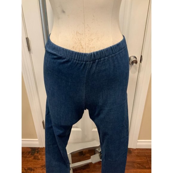 Junya Watanabe Comme Des Garcons Navy Blue Denim Leggings, Size S NWT! $435 - Picture 5 of 10